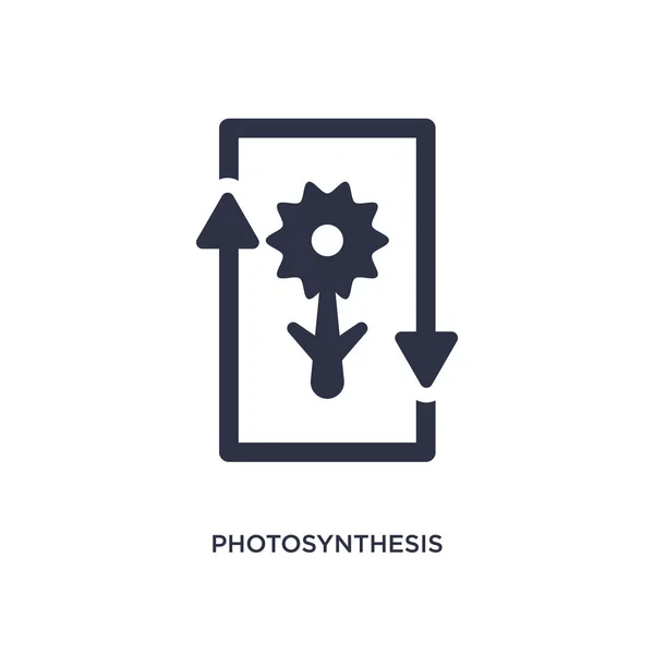 Fotosynteza ikona na białym tle. Proste elementu illustra — Wektor stockowy
