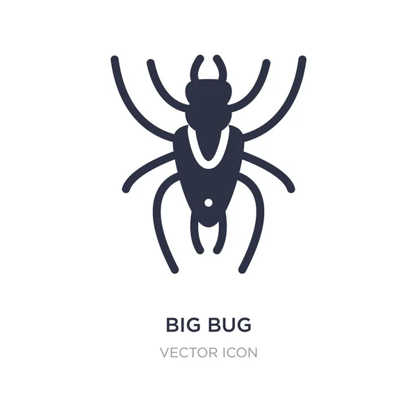 Großes Bug-Symbol auf weißem Hintergrund. einfaches Element Illustration fr — Stockvektor