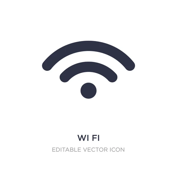 Ícone wi fi no fundo branco. Ilustração do elemento simples de — Vetor de Stock