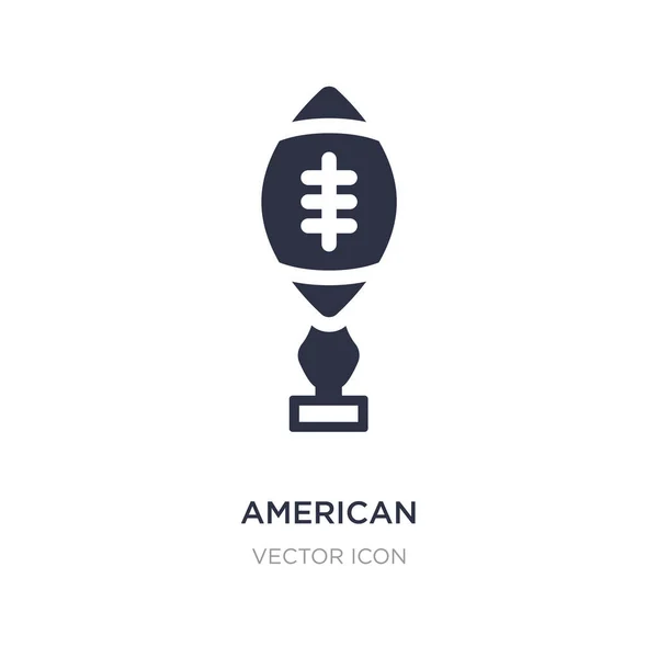 Icono de la camiseta de fútbol americano sobre fondo blanco. Elemento simple i — Vector de stock