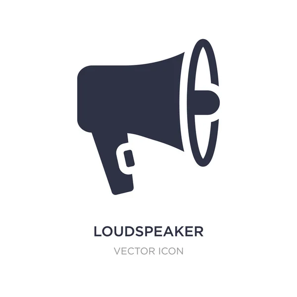 Loudspeaker icon on white background. Simple element illustratio — Stock Vector