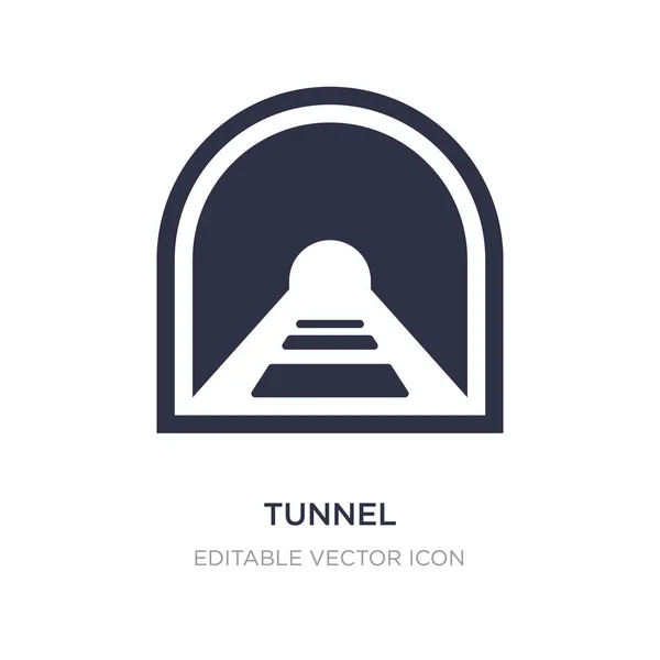 Icono del túnel sobre fondo blanco. Elemento simple ilustración fro — Vector de stock