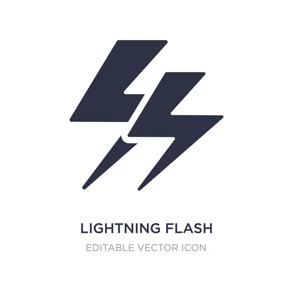 Blitz-Symbol auf weißem Hintergrund. einfaches Element illustr — Stockvektor
