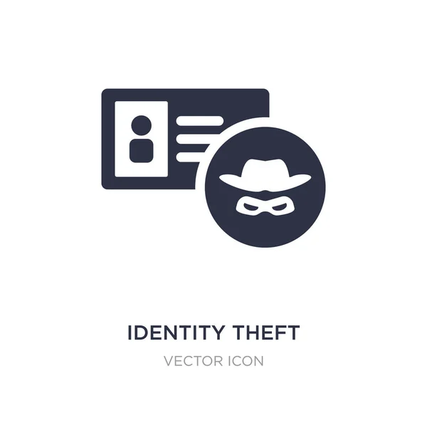 Identita krádež ikona na bílém pozadí. Jednoduchý prvek Rozmr — Stockový vektor