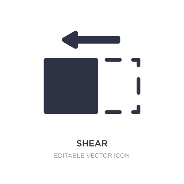 Shear icon on white background. Simple element illustration from — Stock Vector