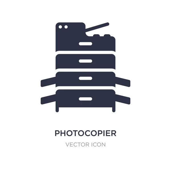 Fotokopierer-Symbol auf weißem Hintergrund. einfaches Element illustratio — Stockvektor