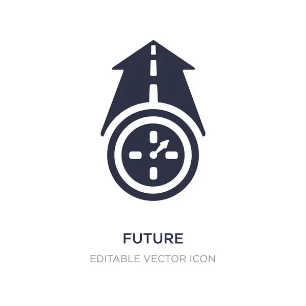 Ícone futuro no fundo branco. Elemento simples ilustração fro — Vetor de Stock