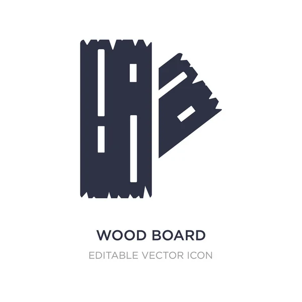 Icono de tablero de madera sobre fondo blanco. Elemento simple ilustración — Vector de stock