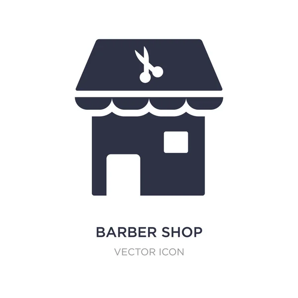 Barber shop icon on white background. Simple element illustratio — Stock Vector