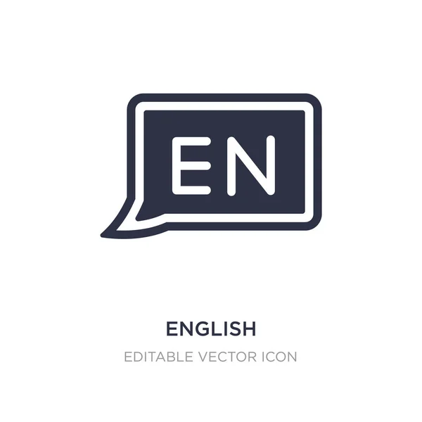 Englisches Symbol auf weißem Hintergrund. einfaches Element Illustration fr — Stockvektor