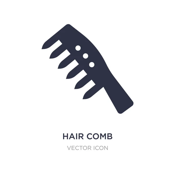 Hair fésű ikonra a fehér háttér előtt. Egyszerű elem illusztráció — Stock Vector