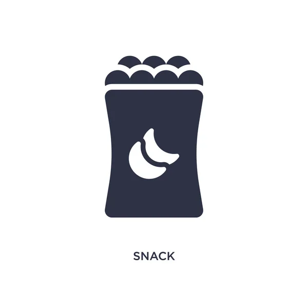 Snack icono sobre fondo blanco. Elemento simple ilustración de — Vector de stock