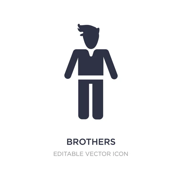 Hermanos icono sobre fondo blanco. Elemento simple ilustración f — Vector de stock