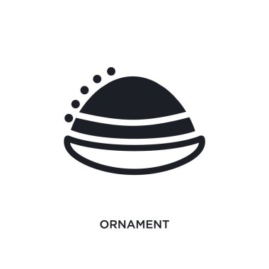 süsleme izole simgesi. Hindistan basit öğe örnek bir