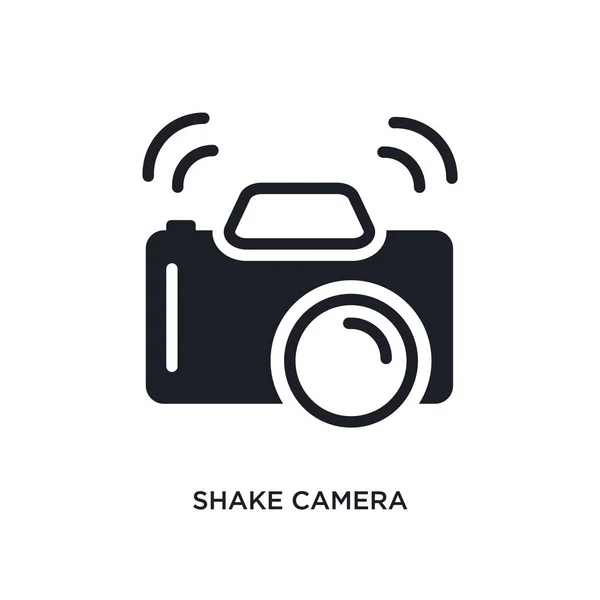 Shake camera isolated icon. simple element illustration from ele — Stock Vector