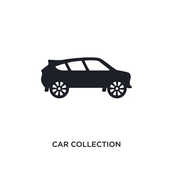 Colección de coches icono aislado. elemento simple ilustración de l — Vector de stock