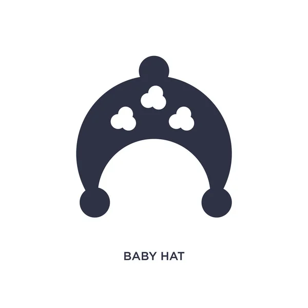 Ikona Baby Hat Prosta Ilustracja Elementu Koncepcji Kid Baby Dziecko — Wektor stockowy