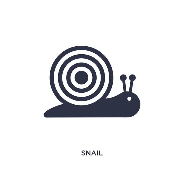 Snail Icon Simple Element Illustration Nature Concept Snail Editable Symbol — Stock Vector