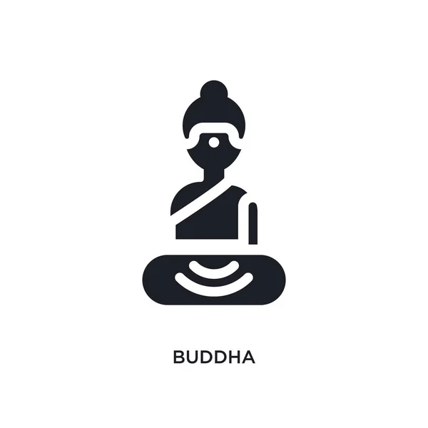 Ícone isolado de buddha. ilustração elemento simples da índia e —  Vetores de Stock