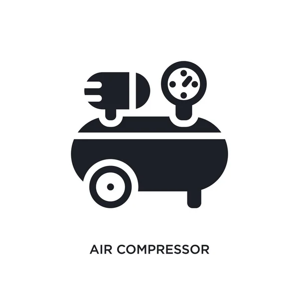 Icona isolata del compressore d'aria. elemento semplice illustrazione da c — Vettoriale Stock