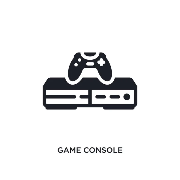 Console Jeu Icône Isolée Illustration Élément Simple Partir Icônes Concept — Image vectorielle