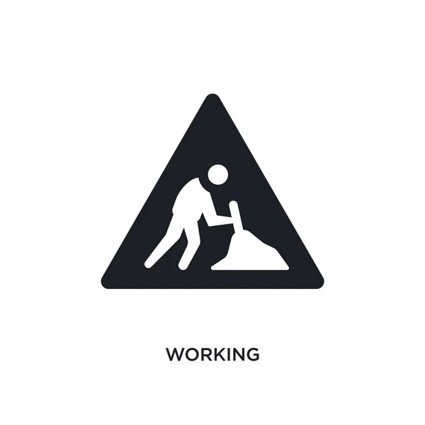 Arbeiten isoliert Symbol. einfache Elementillustration von construc — Stockvektor