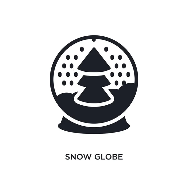 雪球被隔绝的图标 简单的元素例证从冬天概念图标 雪球可编辑的标志标志符号设计在白色背景 可用于网络和移动设备 — 图库矢量图片