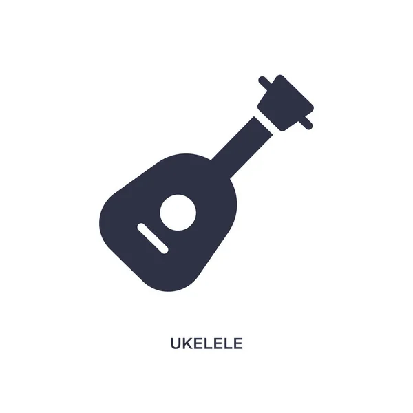 Ukelele Ikonen Enkelt Element Illustration Från Musik Konceptet Ukelele Redigerbar — Stock vektor