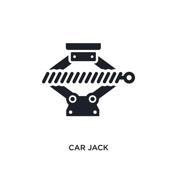Wagenheber Isoliert Symbol Einfache Elementillustration Aus Autoteilen Konzeptsymbolen Car Wagenheber — Stockvektor