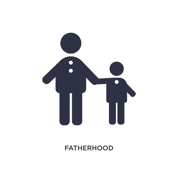 Fatherhood Icon Simple Element Illustration Kids Baby Concept Fatherhood Editable — Stock Vector