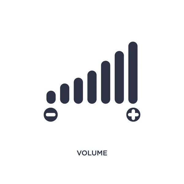 Ícone Volume Ilustração Elemento Simples Conceito Interface Usuário Volume Design — Vetor de Stock