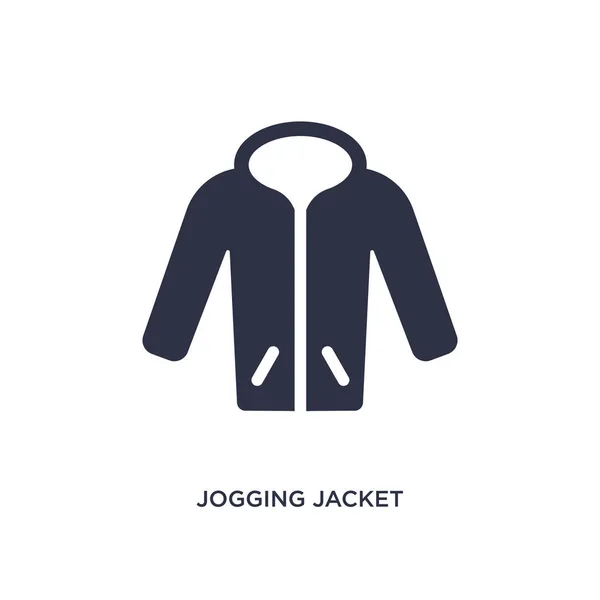 Иконка Беговой Куртки Простая Иллюстрация Элемента Концепции Одежды Беговая Куртка — стоковый вектор