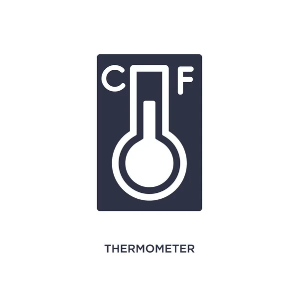 Thermomètre fahrenheit et icône celsius sur fond blanc. Sim ! — Image vectorielle