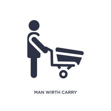 adam Wirth izole simgesi taşır. Davranış kavramından basit öğe çizimi. adam Wirth beyaz arka planda düzenlenebilir logo sembol tasarımı taşır. Web ve mobil cihazlar için kullanılabilir.