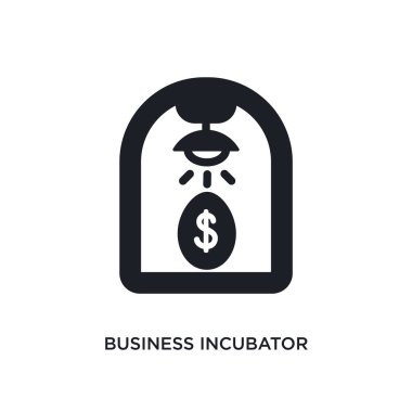 iş inkübatöre izole simgesi. basit öğe illüstrasyon fr
