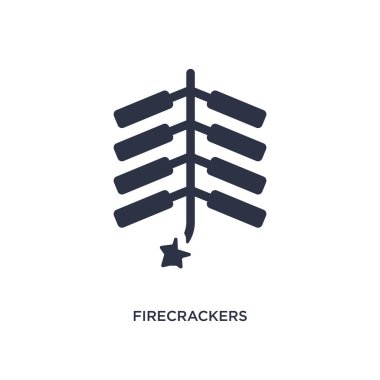 havai fişek izole simgesi. Asya kavramı basit öğe örnek. Beyaz arka plan üzerinde havai fişek düzenlenebilir logo sembol tasarımı. Web ve mobil kullanmak olabilir.