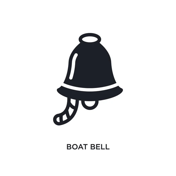 Boat Bell Isolated Icon Simple Element Illustration Nautical Concept Icons — Stock Vector