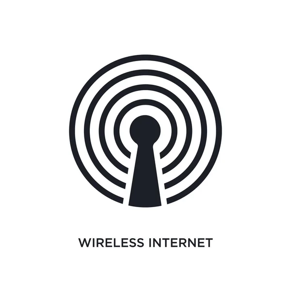 Wireless Internet Isolated Icon Simple Element Illustration Electrian Connections Concept — Stock Vector