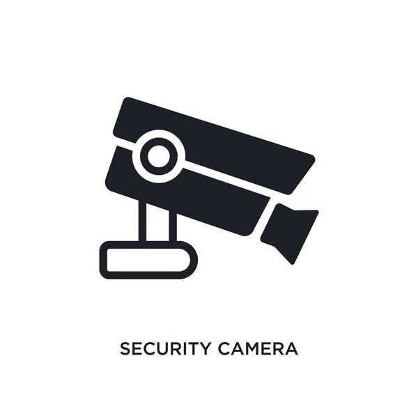 Güvenlik Kamera Izole Simgesi Akıllı Kavramı Simgeler Basit Öğe Örnek — Stok Vektör