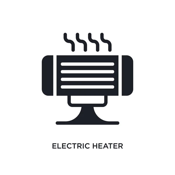 Ícone Isolado Aquecedor Elétrico Ilustração Elemento Simples Ícones Conceito Inverno —  Vetores de Stock