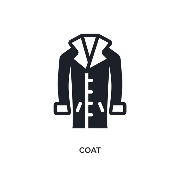 Пальто Изолированная Икона Простая Иллюстрация Элемента Иконок Зимней Концепции Пальто — стоковый вектор