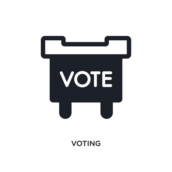 Vote Icône Isolée Illustration Simple Élément Des Icônes Concept Politique — Image vectorielle