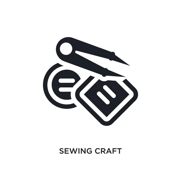 Sewing Craft Isolated Icon Simple Element Illustration Sew Concept Icons — Stock Vector