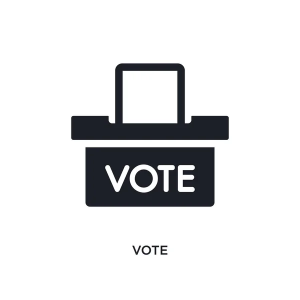 Ψηφοφορία Απομονωμένες Εικονίδιο Απλό Στοιχείο Εικονογράφηση Από Πολιτική Έννοια Εικονίδια — Διανυσματικό Αρχείο
