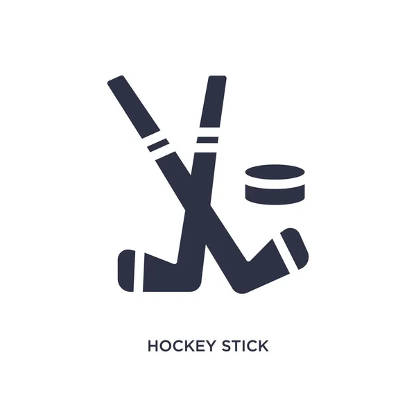 Hokejka ikona na bílém pozadí. Jednoduchý prvek illustrati — Stockový vektor