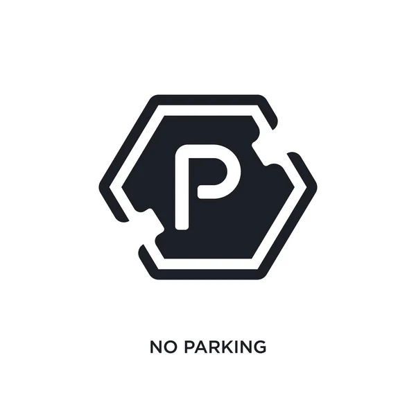 Parking Isolated Icon Simple Element Illustration Signs Concept Icons Parking — Stock Vector