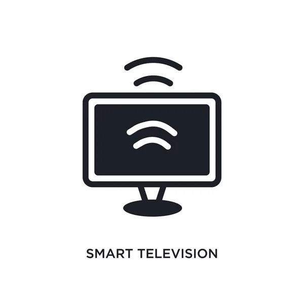 Smart Television Isolated Icon Simple Element Illustration Smart Home Concept — Stock Vector