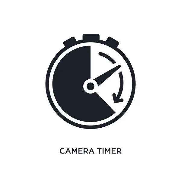 Timer della fotocamera icona isolata. elemento semplice illustrazione da ele — Vettoriale Stock