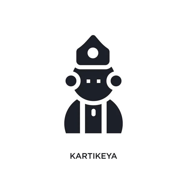 Kartikeya isolated icon. simple element illustration from india — Stock Vector