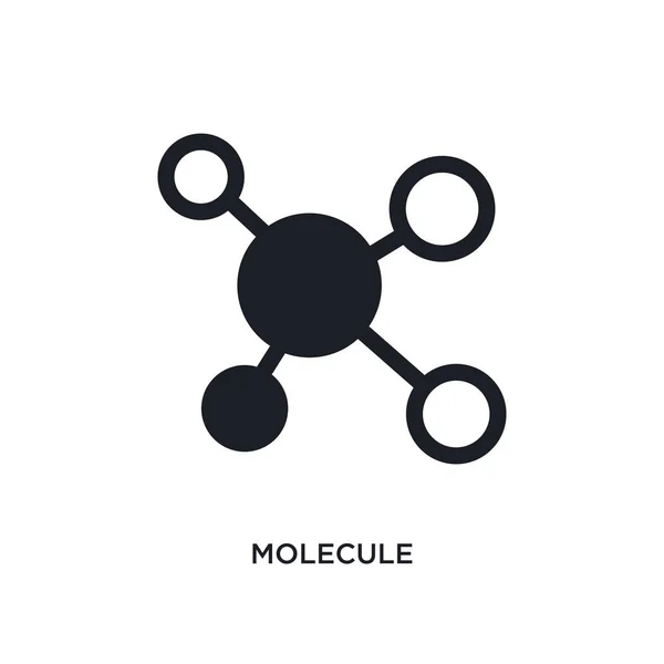 Icono Molécula Aislada Ilustración Elementos Simples Los Iconos Del Concepto — Archivo Imágenes Vectoriales